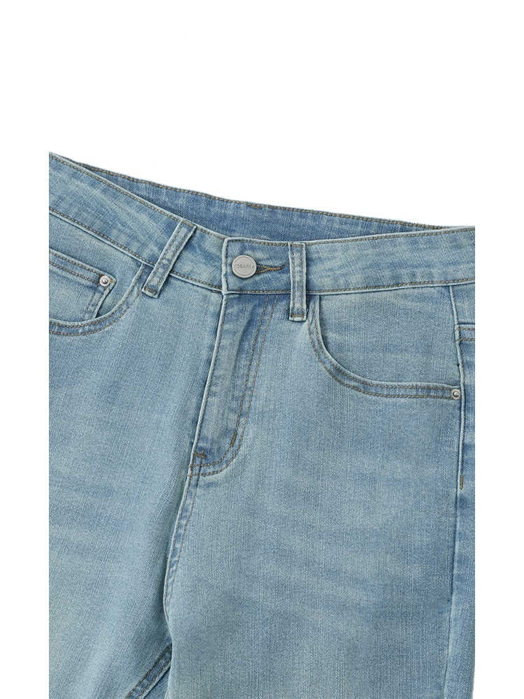 Women's Plus Size Stretch Light-colored High Waist Skinny Jeans