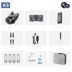 4K HD Aerial Photography Folding Aircraft Dual Camera Four-axis Remote Control